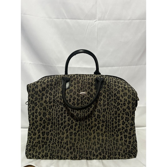 Diane von Furstenberg Madagascar Collection Leopard Weekender Travel Luggage Bag - Picture 1 of 16